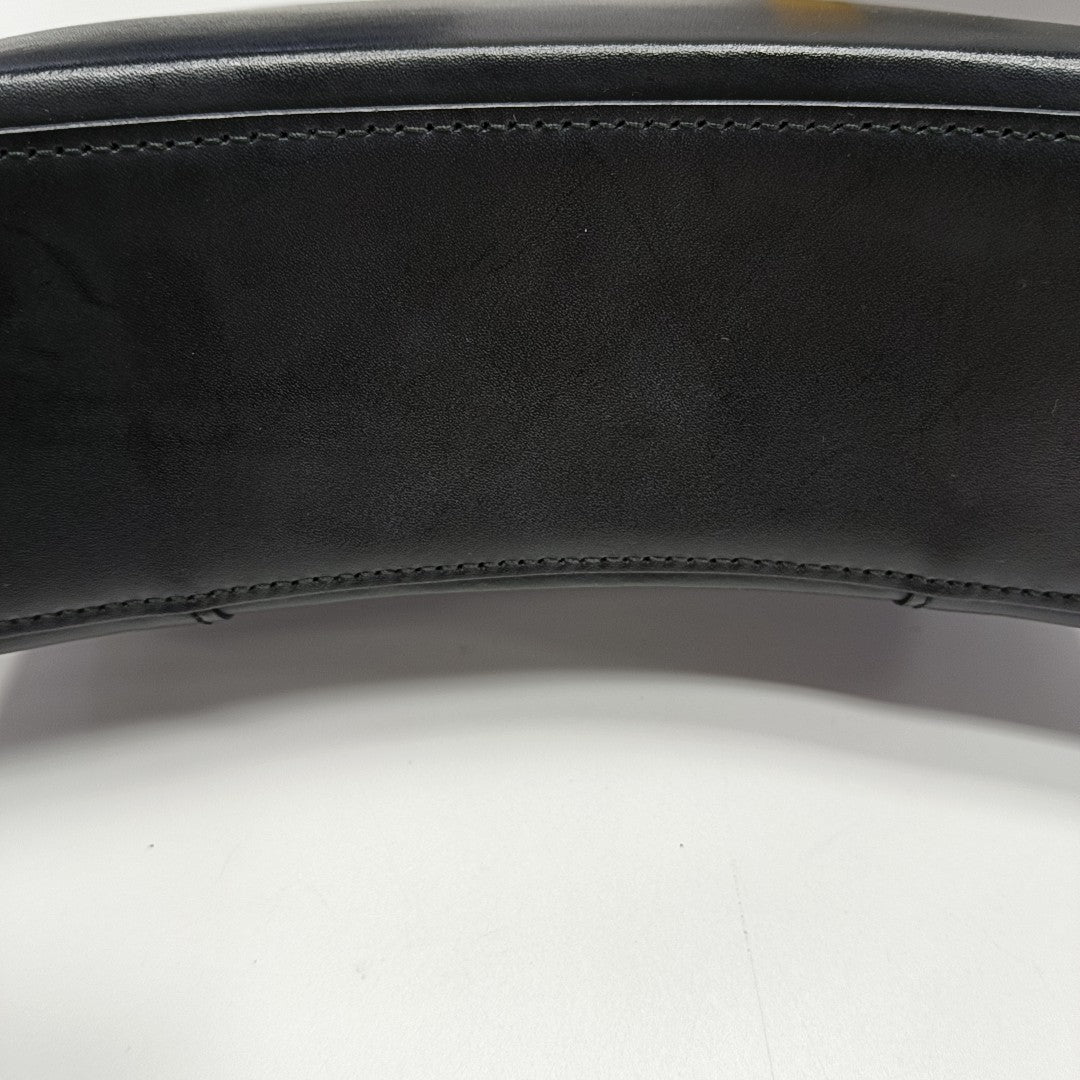 Hourglass S Calfskin Black