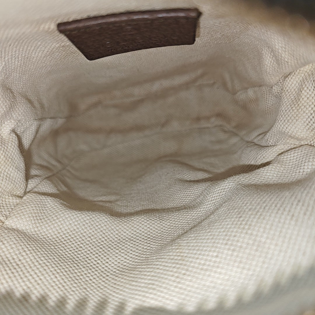 Neo Vintage Mini Monogram Coated Canvas Brown