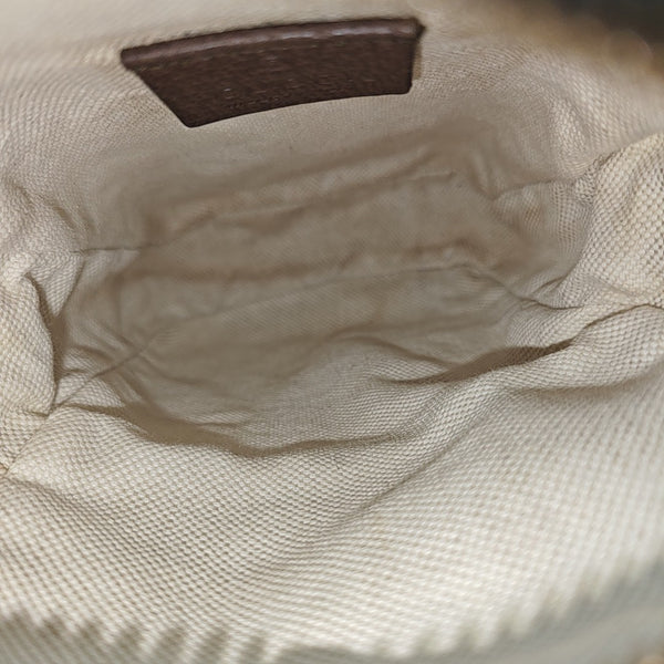 Neo Vintage Mini Monogram Coated Canvas Brown