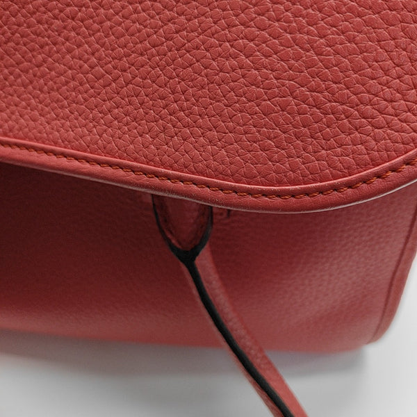 Calfskin Shoulder Bag Red