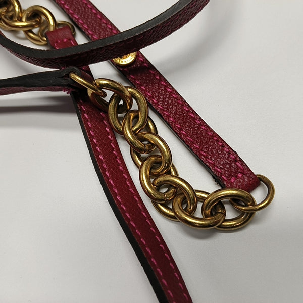 Calfskin Shoulder Bag Red
