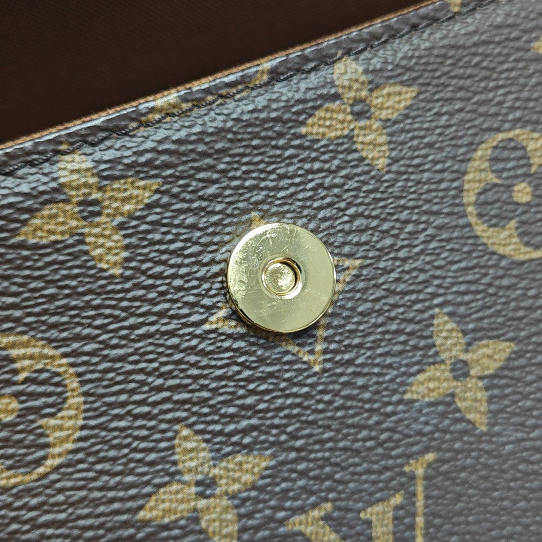 IVY Monogram Coated Canvas Brown