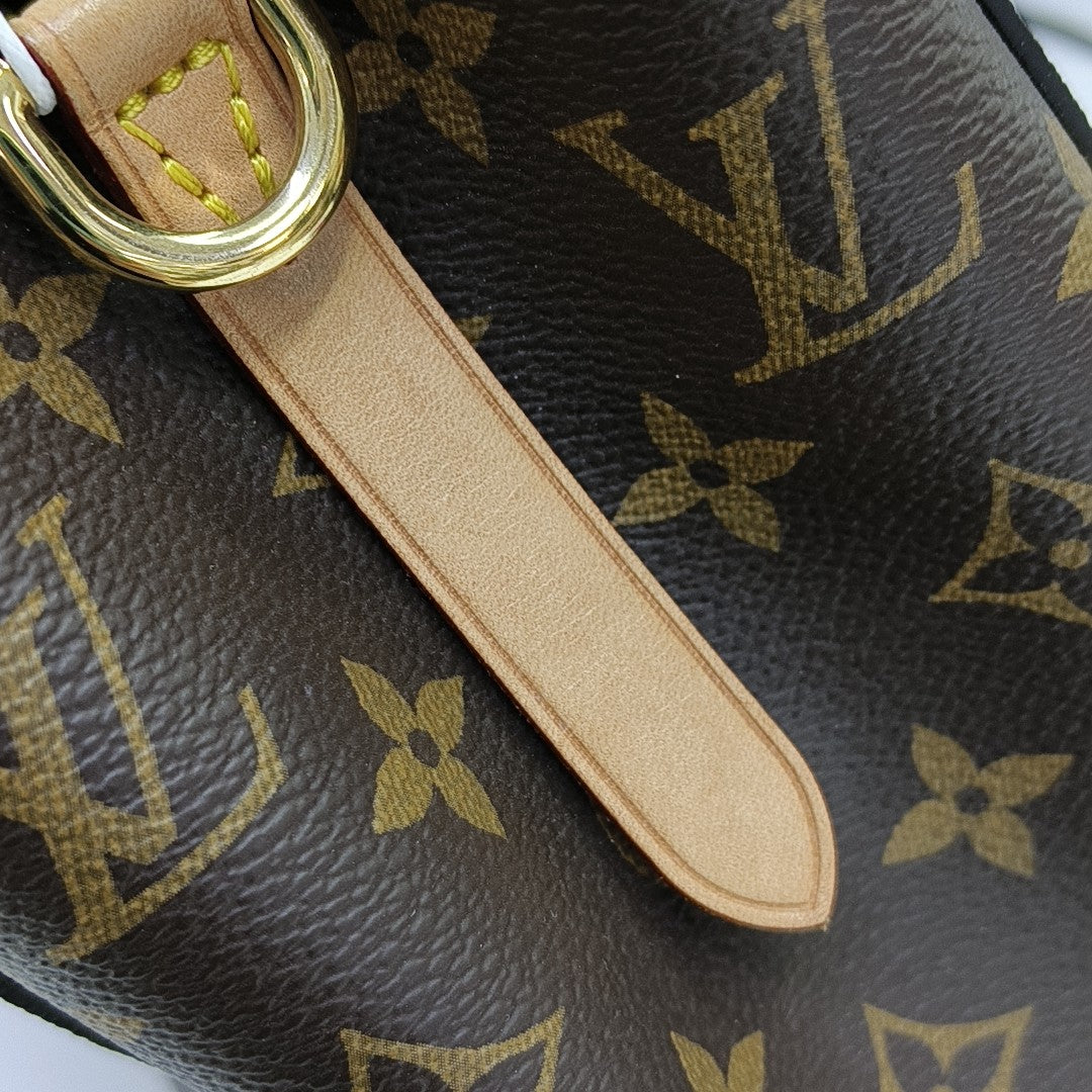 MONTAIGNE Monogram Coated Canvas Brown