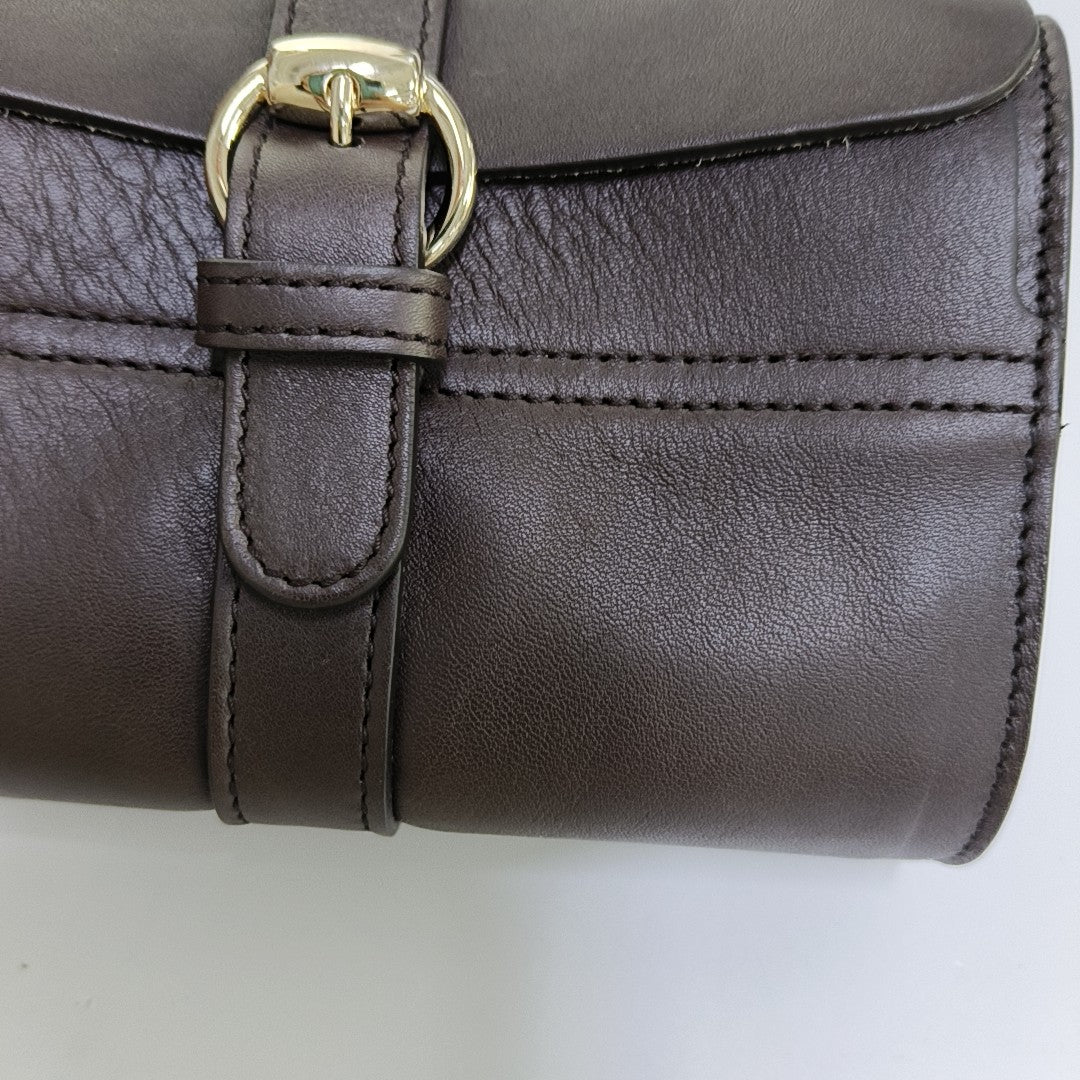 Padlock Small Monogram Calfskin Brown