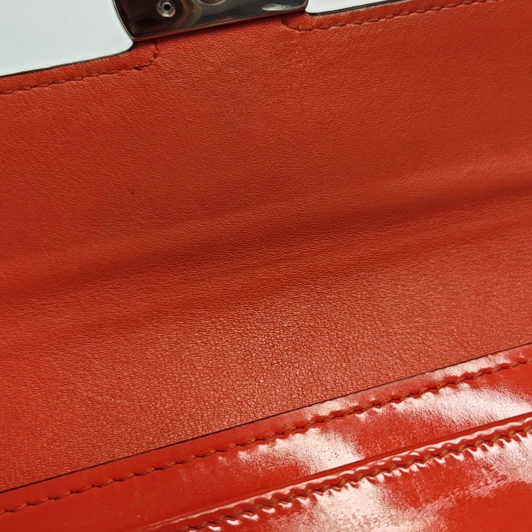 Interlocking G Calfskin Red Wallet