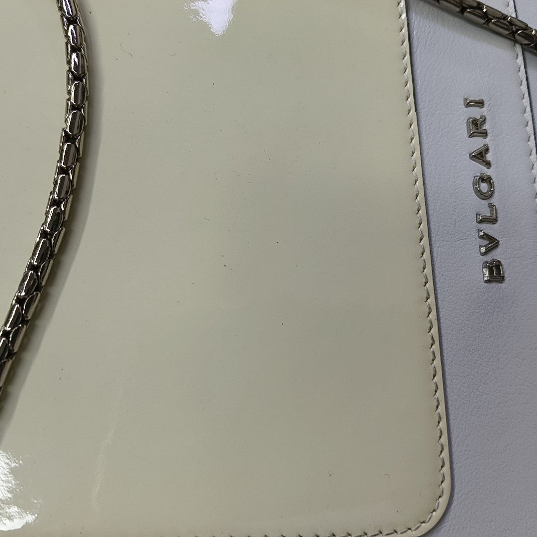SERPENTI FOREVER Medium Calfskin White
