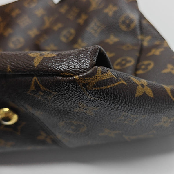 ARTSY MM Monogram Coated Canvas Brown