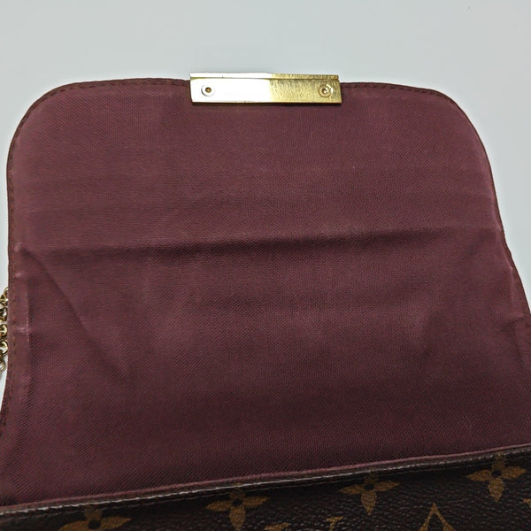 FAVORITE PM Monogram Coated Canvas Brown