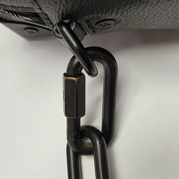 SOFT TRUNK Mini Monogram Coated Canvas Black