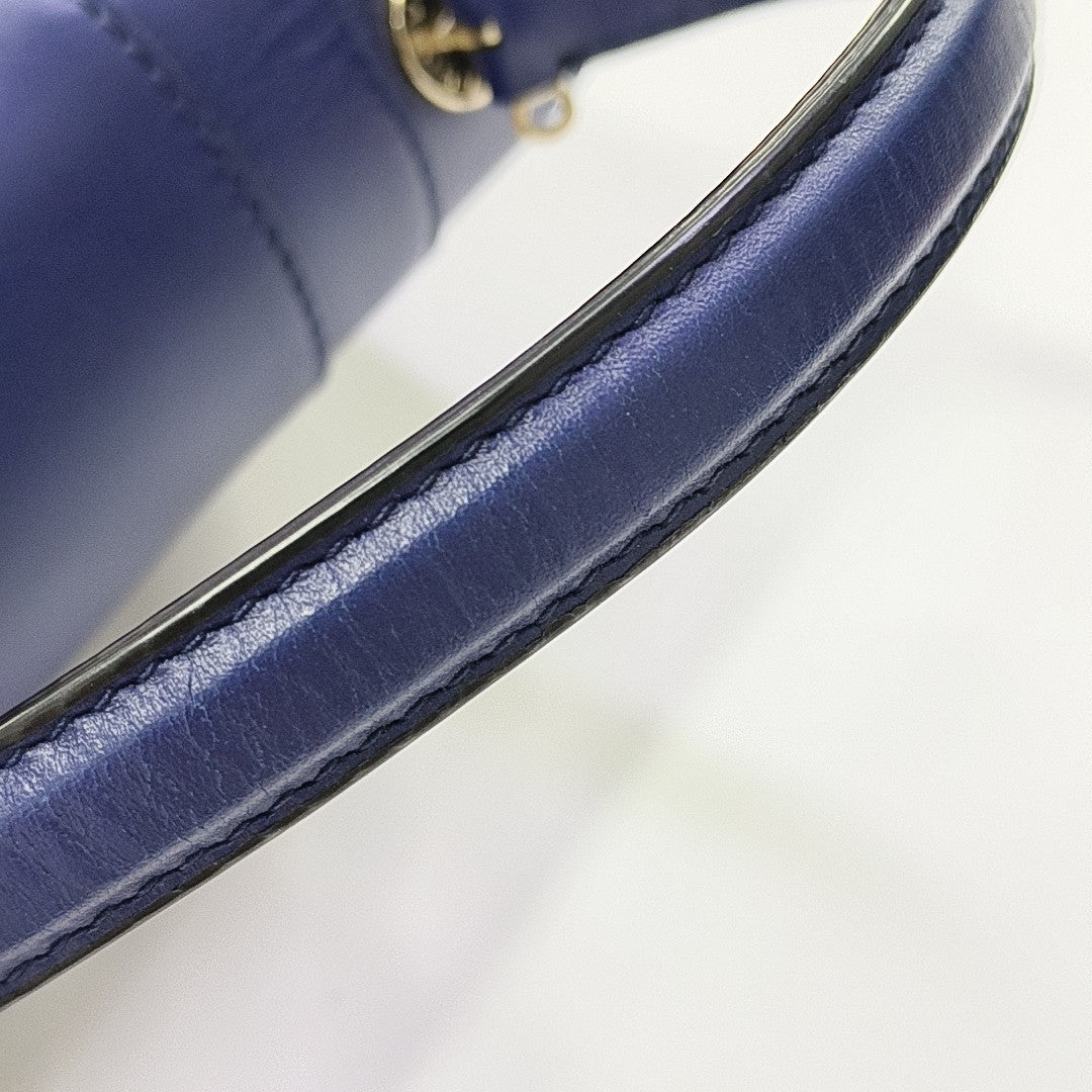 SERPENTI FOREVER Small Calfskin Blue