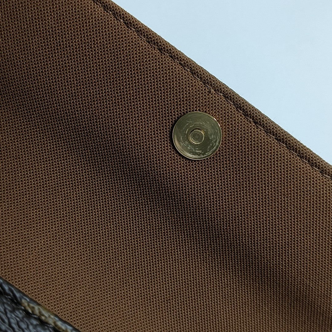 IVY Monogram Coated Canvas Brown