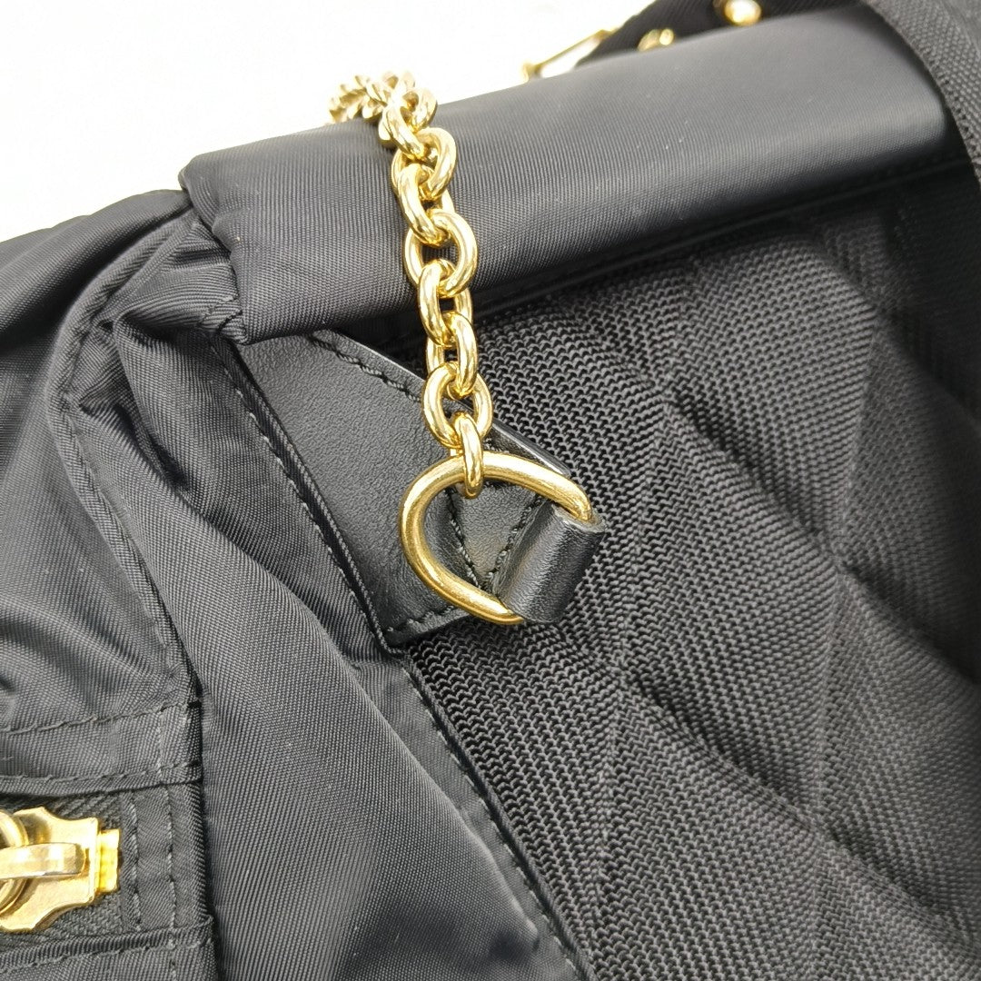 The Rucksack Medium Nylon Black