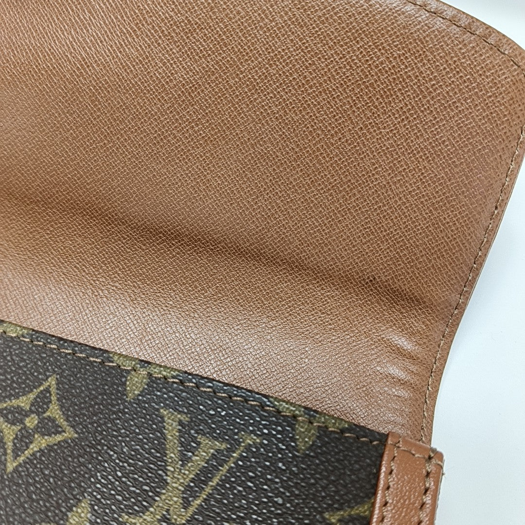 DAME Monogram Coated Canvas Brown