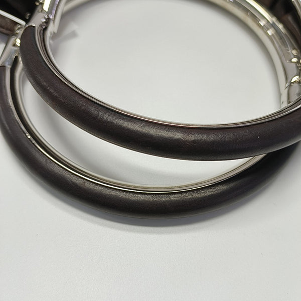 Calfskin Top Handle Bag Brown