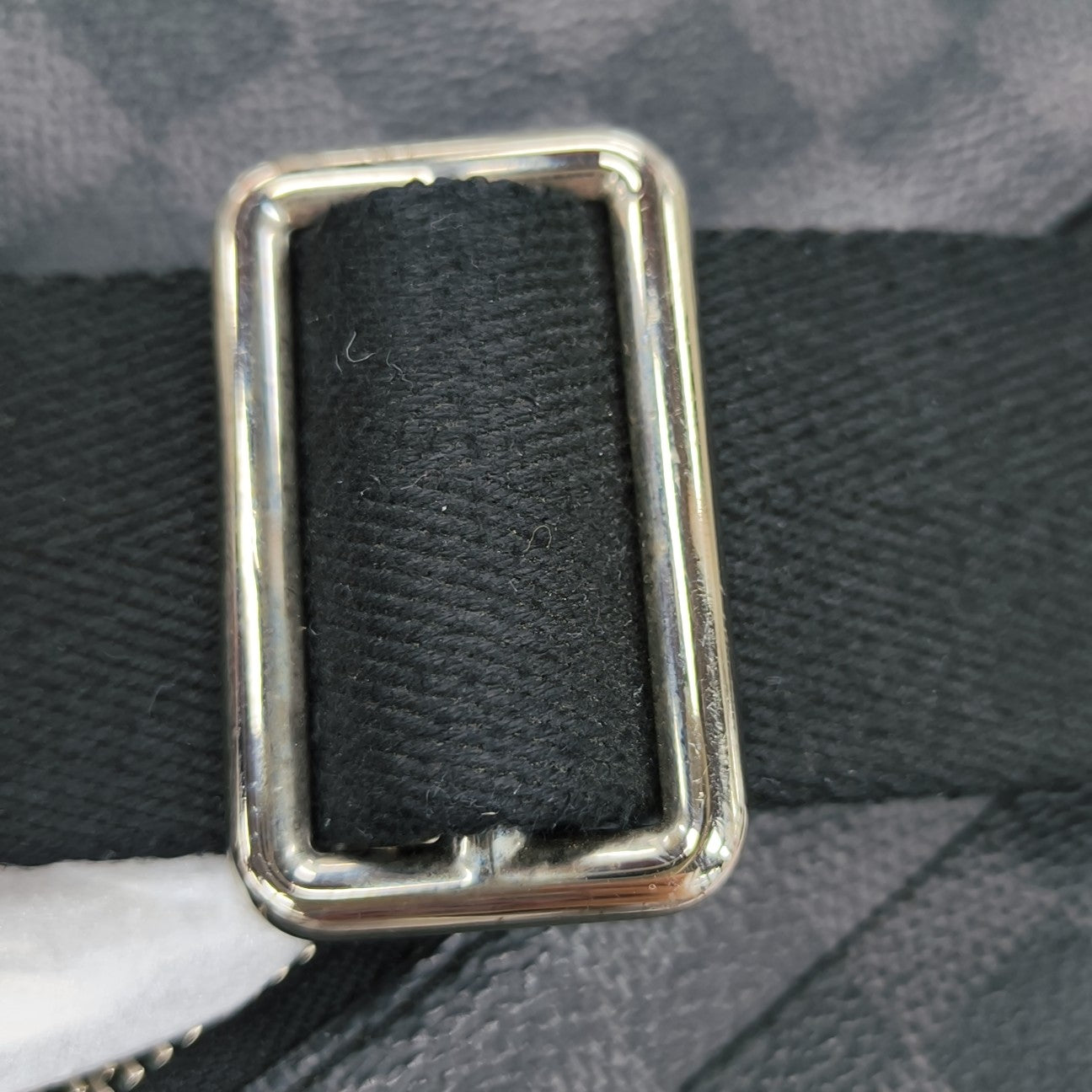 DISTRICT MM Damier Graphite Coated Canvas Gray