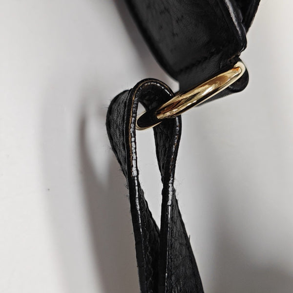 Calfskin Shoulder Bag Black