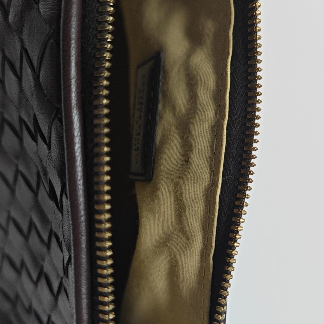Lambskin Clutch Brown