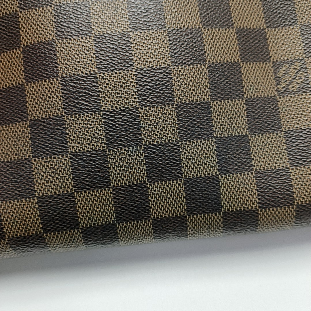 SAINT LOUIS Damier Ebene Coated Canvas Brown