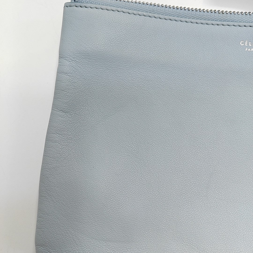 TRIO Small Lambskin Blue