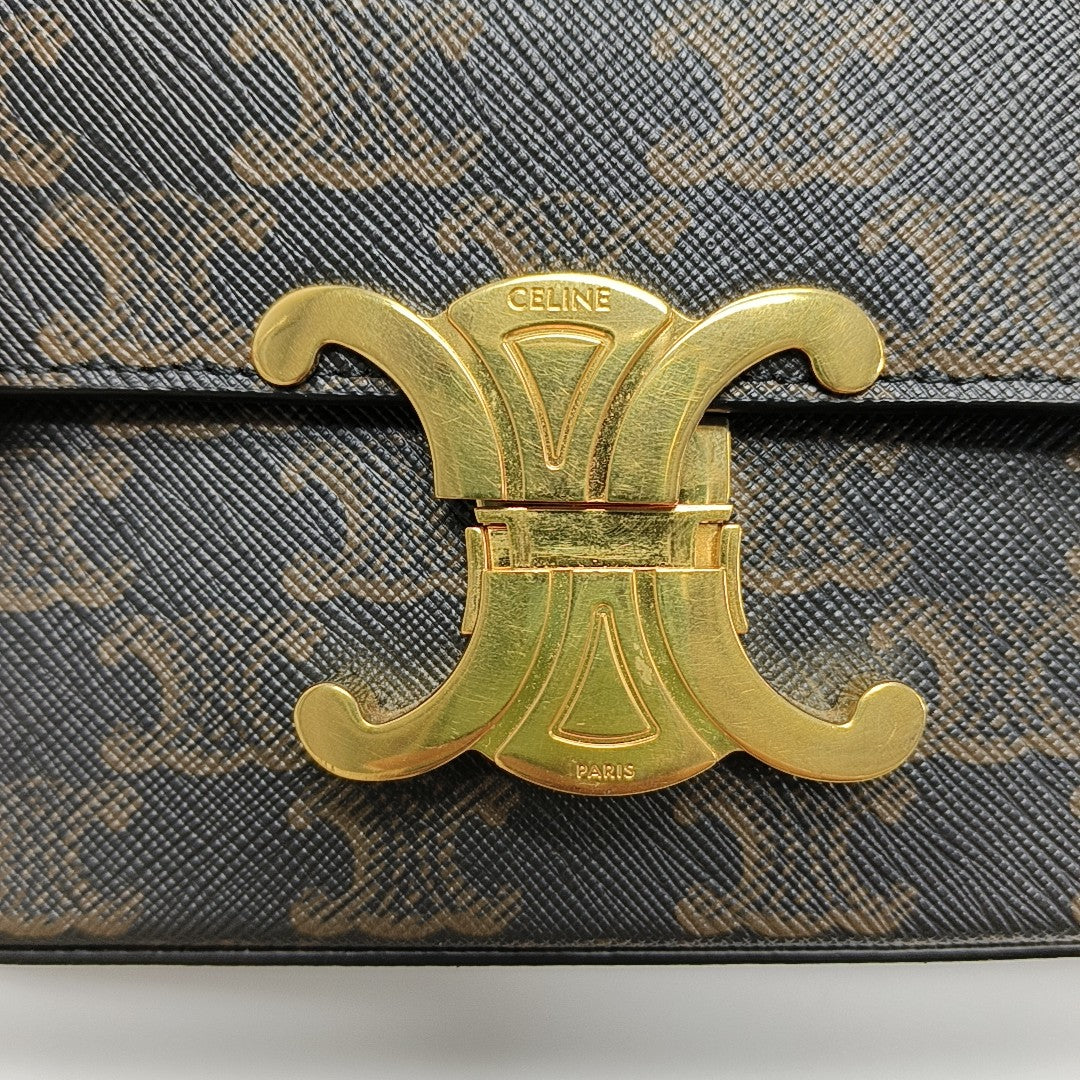 TRIOMPHE Teen Coated Canvas Black