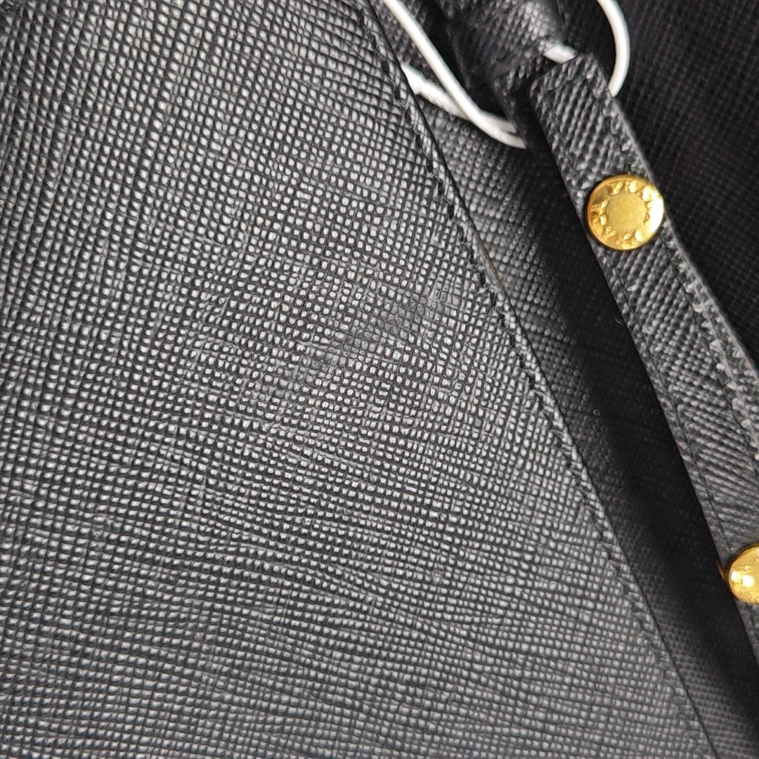 Calfskin Shoulder Bag Black