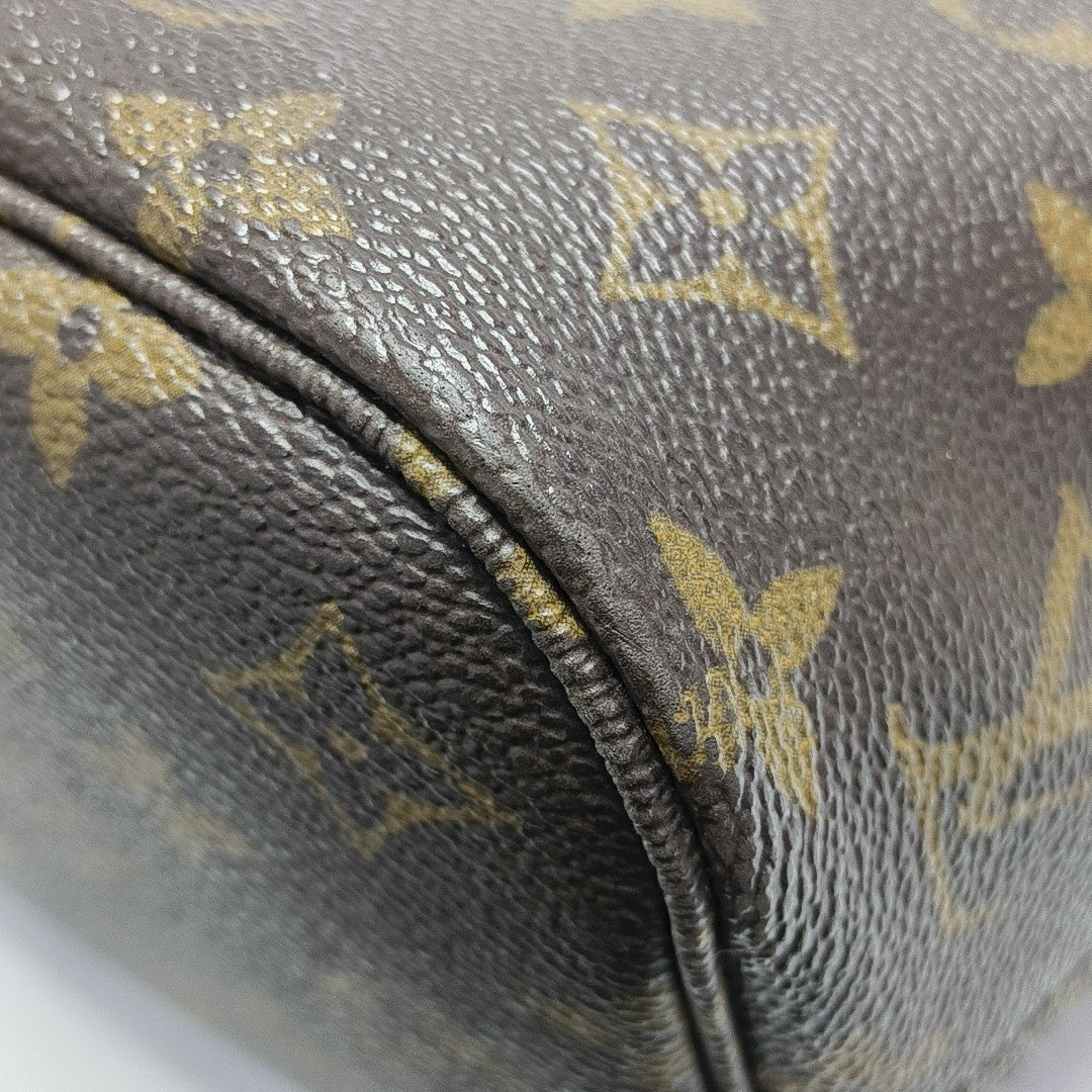 NEVERFULL PM Monogram Coated Canvas Brown