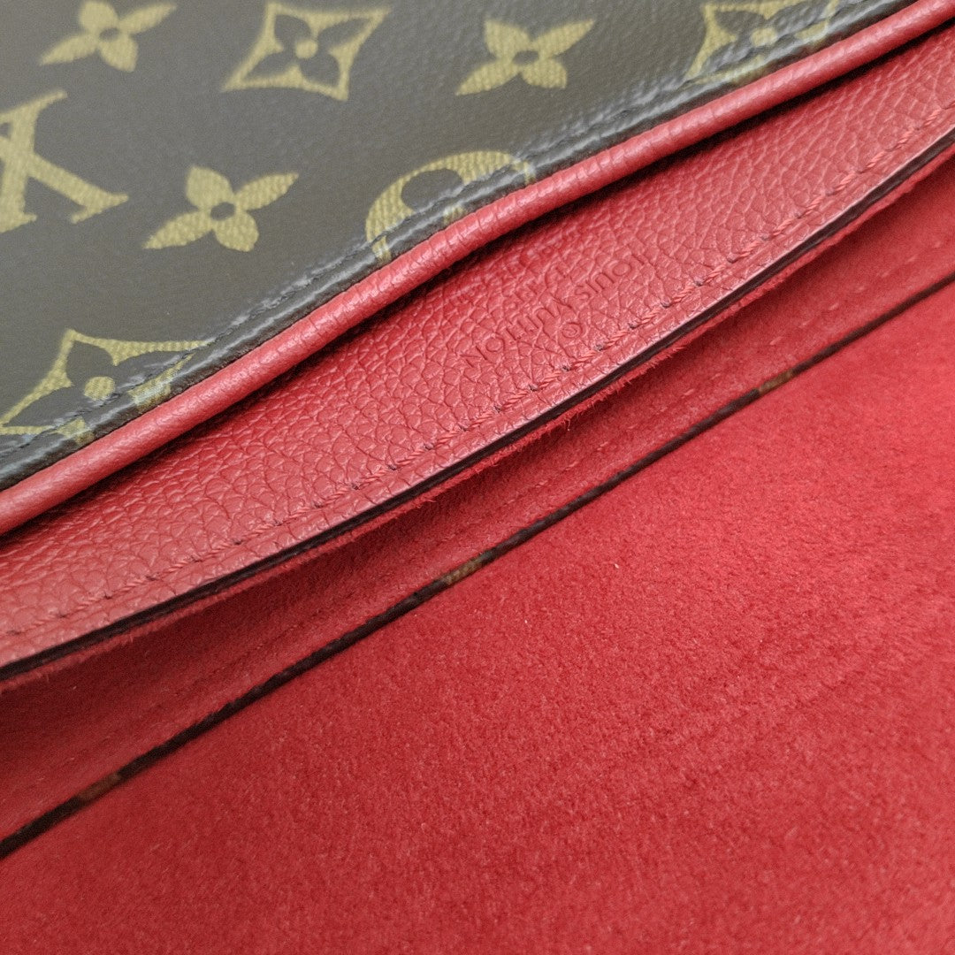 PALLAS BB Monogram Coated Canvas Brown