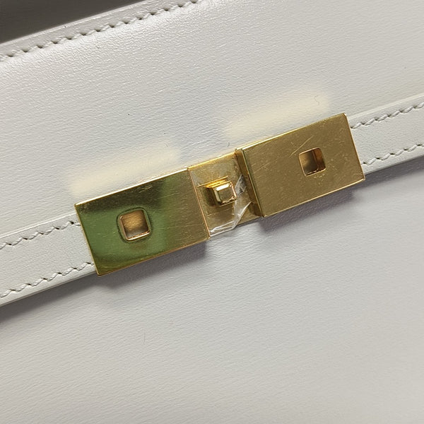 MANHATTAN Mini Calfskin White