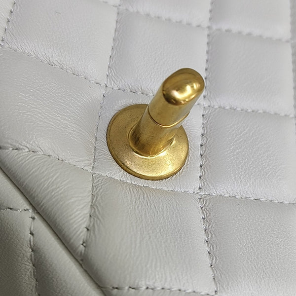 CLASSIC FLAP Mini Quilted Lambskin Green