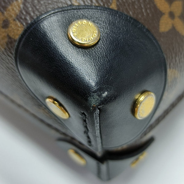 PETITE MALLE Monogram Coated Canvas Brown