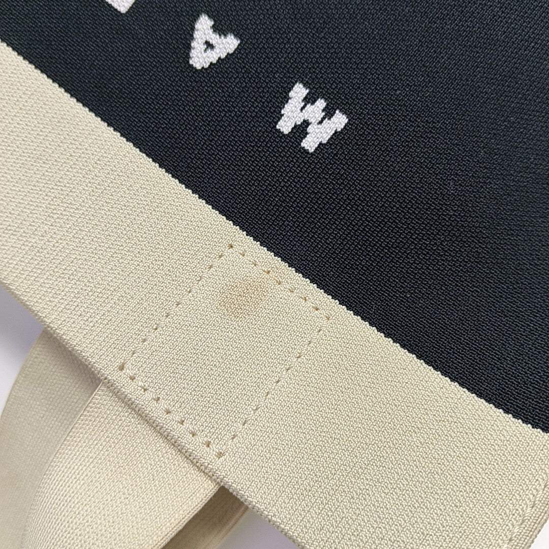 Fabric Shoulder Bag Black
