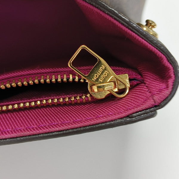 CLUNY PM Monogram Coated Canvas Brown