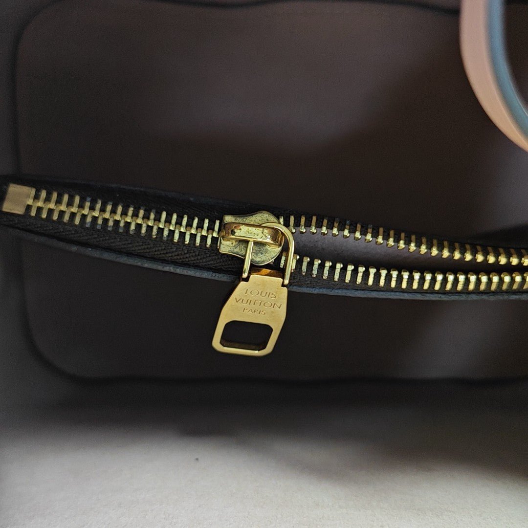 NÉONOÉ MM Monogram Coated Canvas Brown