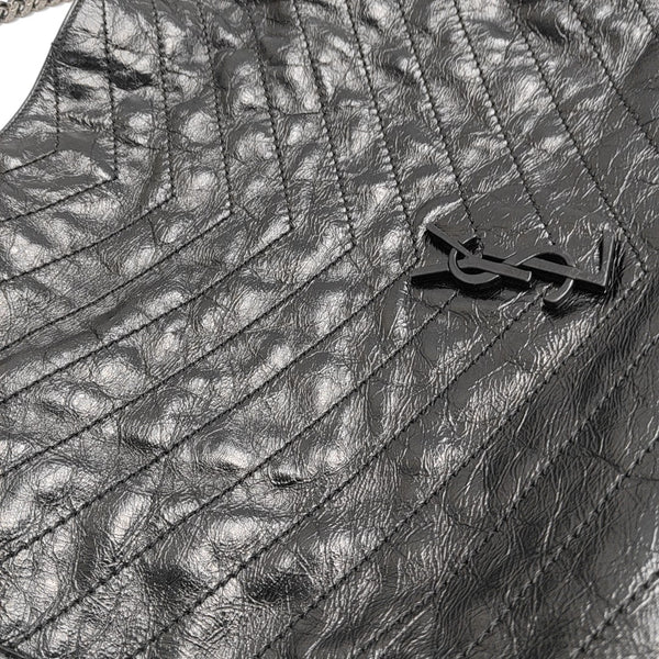 NIKI Quilted Calfskin Gray