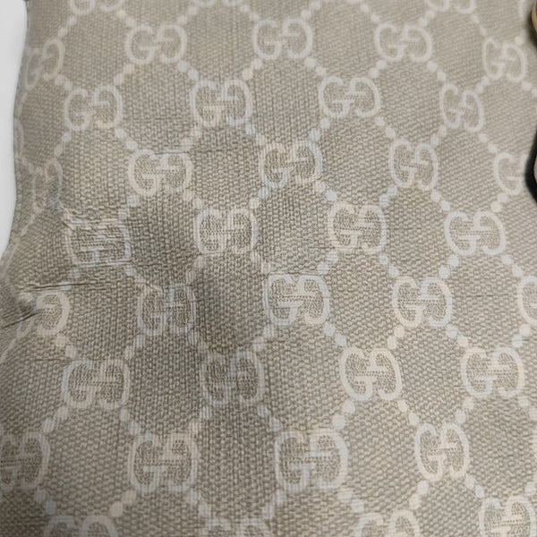 Ophidia Medium Monogram Coated Canvas Beige