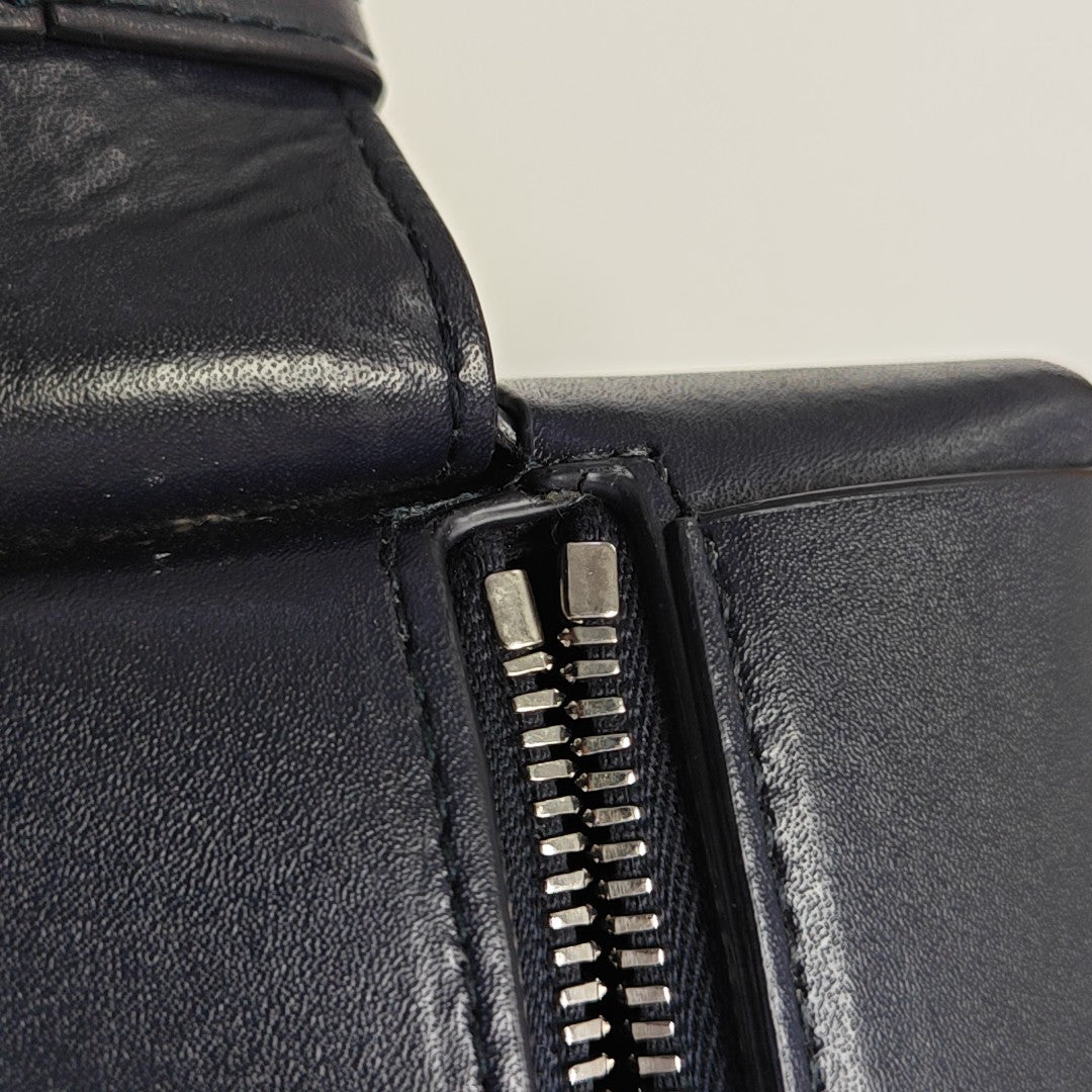 Cassette Medium Calfskin Blue