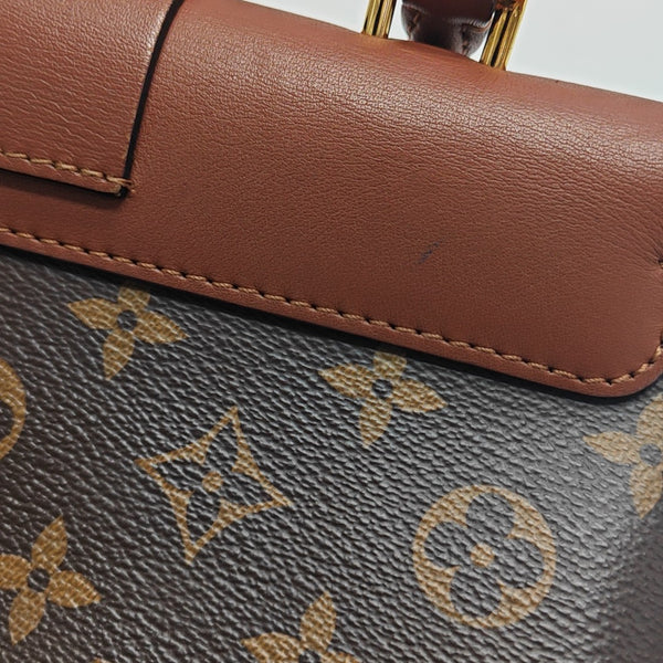 LOCKY BB Monogram Coated Canvas Brown