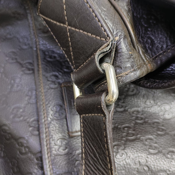 GG Imprime Monogram Calfskin Brown