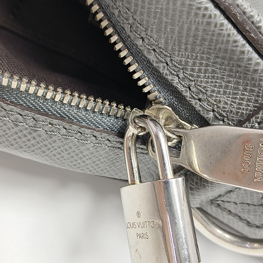 Calfskin Top Handle Bag Gray