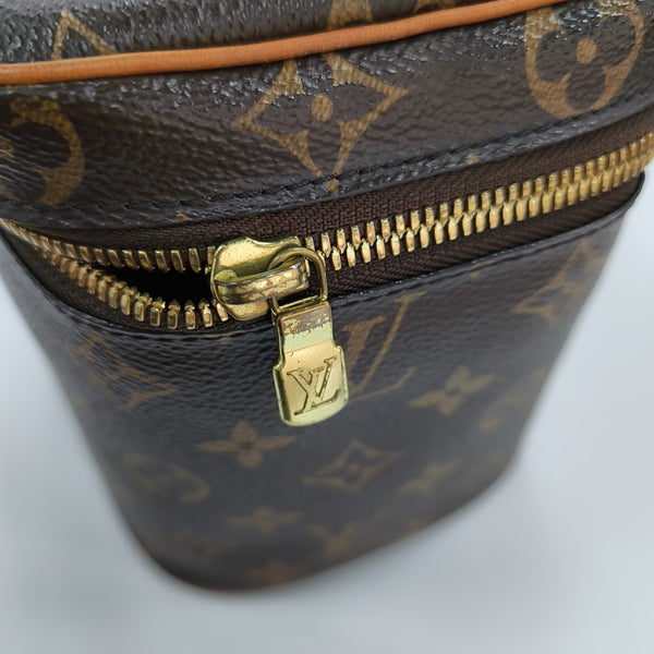 NICE BB Monogram Coated Canvas Brown
