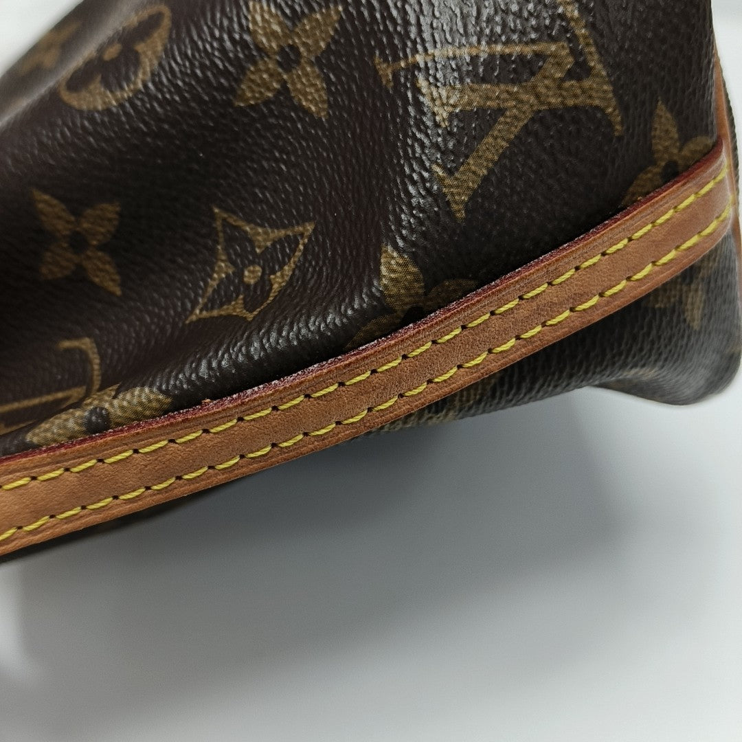 NÉONOÉ Nano Monogram Coated Canvas Brown