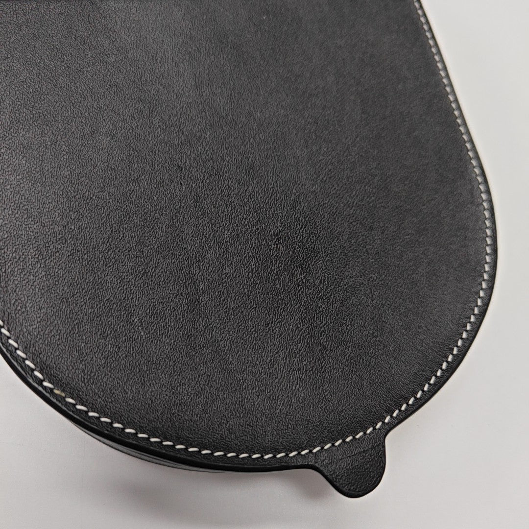Heel Small Calfskin Black