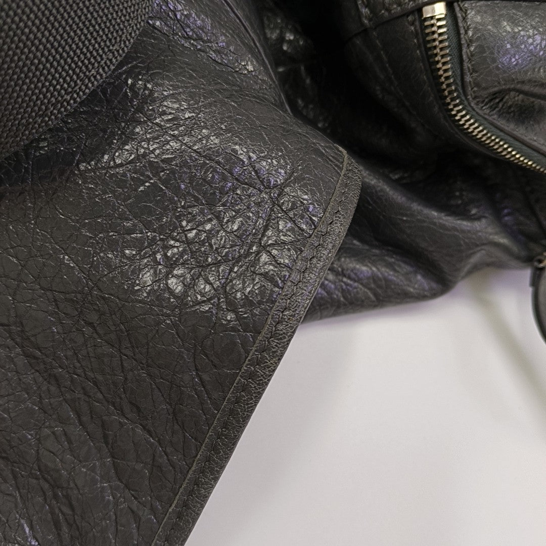 Lambskin Backpack Gray