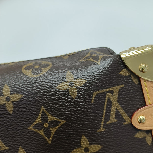 SIDE TRUNK MM Monogram Coated Canvas Brown