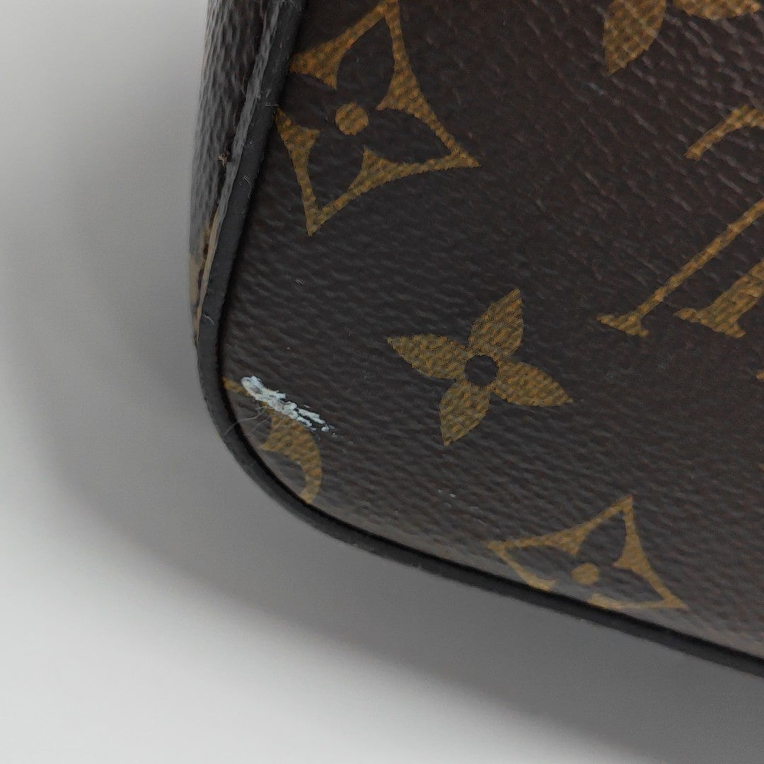 NÉONOÉ MM Monogram Coated Canvas Brown