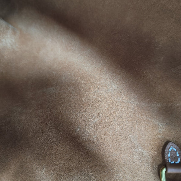 LOW KEY HOBO MM Monogram Calfskin Brown