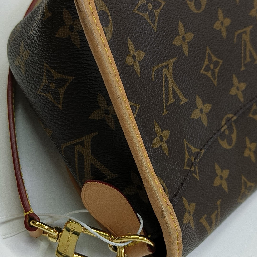 DIANE Monogram Coated Canvas Brown