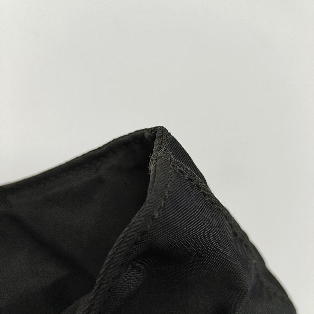 Nylon Shoulder Bag Black