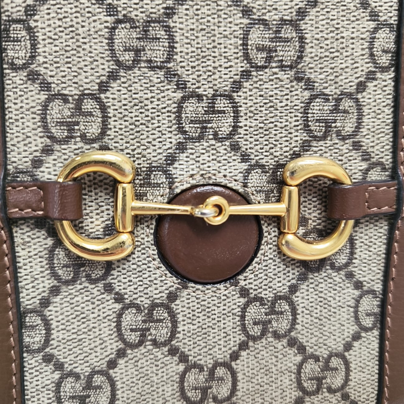 Horsebit 1955 Mini Coated Canvas Beige