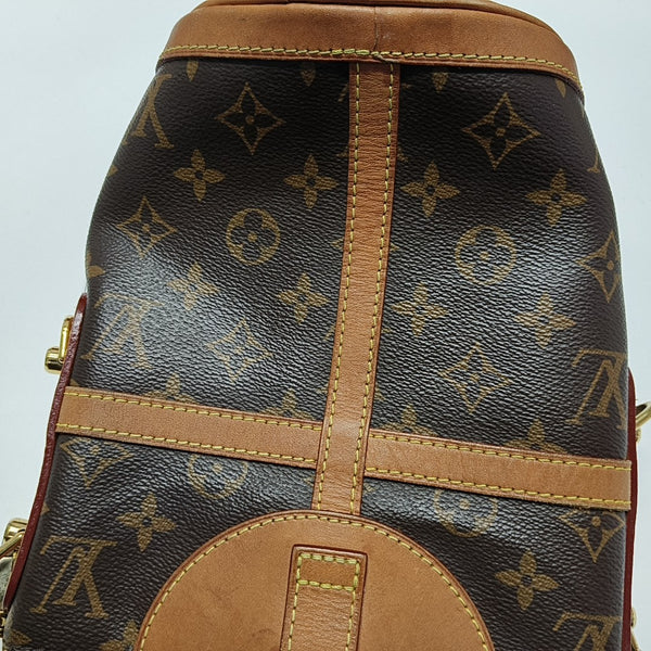 DUFFLE Monogram Coated Canvas Brown